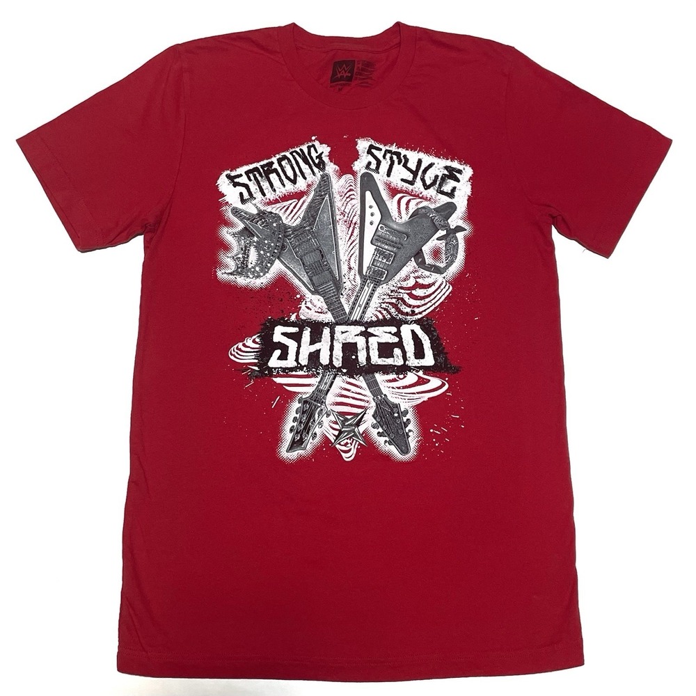 WWE Authentic T-Shirt Shinsuke Nakamura Men's Size Medium Strong Style‎ Shred